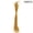 Golden, variant on Metallic Ornament Hanging Cord Set, Gold, 100-Pack, precut cords, metallic finish, for ornaments, gift tags, crafts