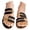 A-Black12, variant on Women's Slippers Sleek Open Toe Wedge Heel Slide Sandals PU Upper Arch Support Summer Casual Stylish Beach Footwear