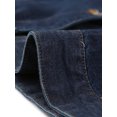 thumbnail image 5 of Chaqueta de mezclilla azul Oscuro Agnes Orinda con botones 4XL, 5 of 5