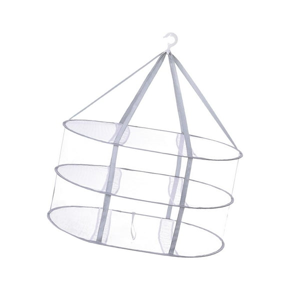 Rejilla de Secado de suéteres Rejilla de Secado de lavandería Plegable, Red de Secado de Ropa Rejilla Seca portátil Plegable para Juguetes Interiores 3 capas Macarena Tendedero para suéteres