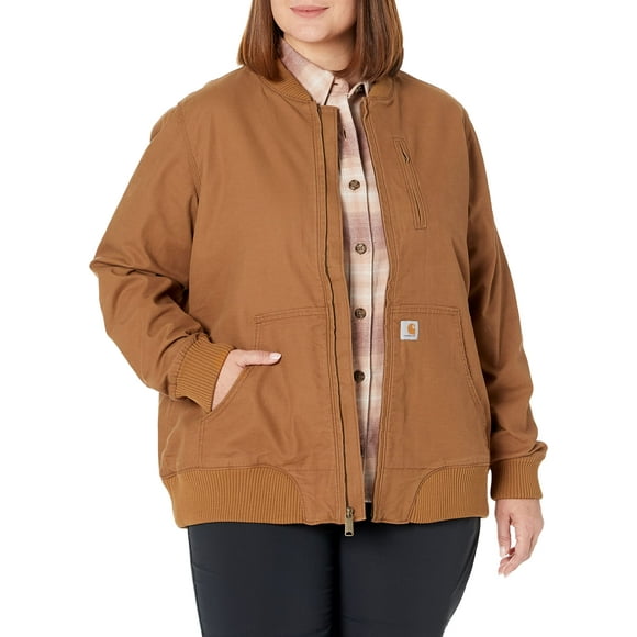 Carhartt Women's Crawford Bomber Jacket, Brown, Small