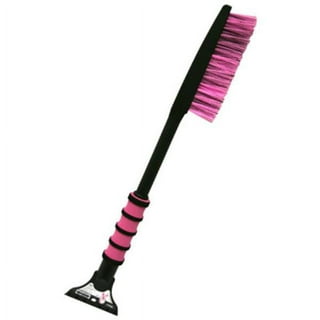 Mallory S30-886pkus Snow Brush & Ice Scraper with Foam Grip, Pink, 31