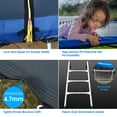 thumbnail image 6 of 16 FT Trampoline with Safe Enclosure Net, 1000 lbs Capacity for Kids Teens Adults, Recreational Fitness Trampoline with Waterproof Jump Mat Ladder for Indoor Outdoor Backyard Park Kindergarten, 6 of 7