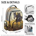 thumbnail image 5 of Psesaysky Sunflower Horse School Bag with Lightweight, Large Capacity with Adjustable Strap 17" Casual Daypack for Elementary School Travel, 5 of 10