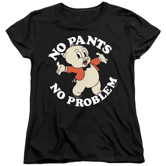 Looney Tunes No PantS/S S Women's T-Shirt Black
