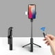 thumbnail image 1 of Noir - 1 trípode para selfies con iluminación y Bluetooth, mini trípode largo para teléfono de escritorio, 1 of 5