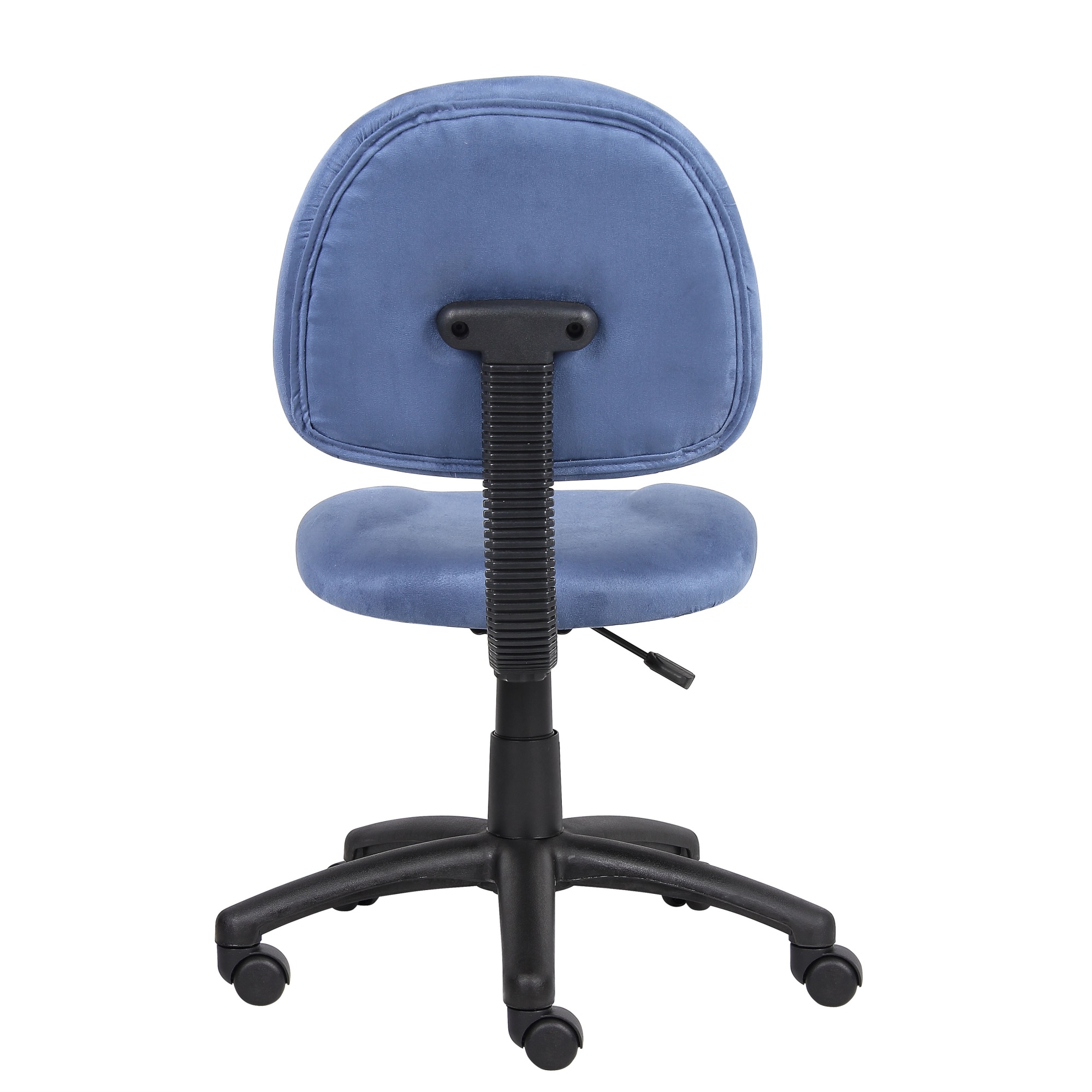 Boss Office Products B325-BE Perfect Posture Deluxe Modern Home Office Chair without Arms, Blue - image 2 of 6