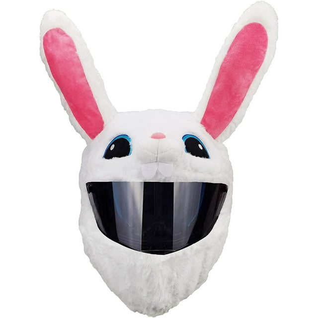 Motorcycle Helmet Cover for Full Helmets Innovative Soft Helmet Plush Cover Dust Protection Fun Helmet Cover Personalized Universal Plush Animal Helmet Covers for Christmas Gifts Motorcycle Racing