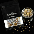 thumbnail image 2 of Beadsland 1440pcs Hotfix Rhinestones for Crafts Topaz, SS20, 4.6-4.8mm, 2 of 4