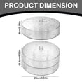 thumbnail image 3 of Kwlinmg Food Storage Bag Snack Tray with Lid | Snack Tray Container | Large Capacity Split Type Snack Tray with Lid | Snack Tray Fruit Platter, 3 of 9