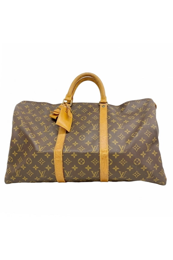 Pre-Owned Louis Vuitton Bags - Boston Monogram Keepall 50 M41426 Brown Men's & Women's