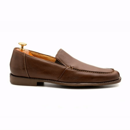 

Sandro Moscoloni Easy Cognac Leather Slip-ons (11-D)