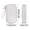 Gray, variant on Cable Organizer Bag, Electronics Travel Case with 2 Compartments, Travel Cord Organizer for Chargers, USB Cables, Headphones, Small Electronics Accessories Storage