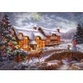 thumbnail image 1 of Pintura de diamante 5D Casa de nieve de Navidad Pintura de diamante 5D bordada con diamantes completos (40*30 Número de serie A0150) ER, 1 of 5