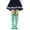 Green White, variant on Kids Halloween Long Striped Knee High Socks 3D Bee Witch Thin Tube Socks for Girl Halloween Costume Accessories