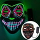 thumbnail image 1 of Máscara Led De Halloween, Máscara De Purga Led Con 3 Modos De Flash Luz Luminosa Para Festivales Mardi Gras Fiesta De Carnaval Disfraz Decoración De Cosplay, 1 of 5