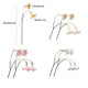 thumbnail image 5 of Flores Artificiales Bearachild 2 Piezas PU Decoración de Boda Rosa, 5 of 6