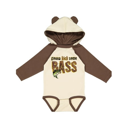 

Inktastic Kick Bass Gift Baby Boy or Baby Girl Long Sleeve Bodysuit