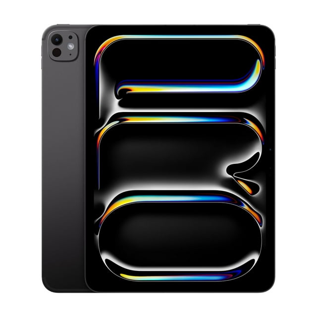 Apple iPad Pro de 11 pulgadas (M4): diseñado para Apple Intelligence, pantalla Ultra Retina XDR, 256 GB, cámara frontal/trasera de 12 MP, escáner LiDAR, Wi-Fi 6E + celular 5G, duración de batería para