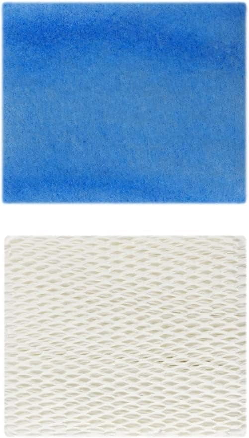 HQRP 4-Pack Wick Filter T Compatible with Honeywell Filter T HFT600 / HFT600PDQ Replacement fits Honeywell HEV615 HEV620 HEV600 Humidifiers, with Blue Pre-Filter
