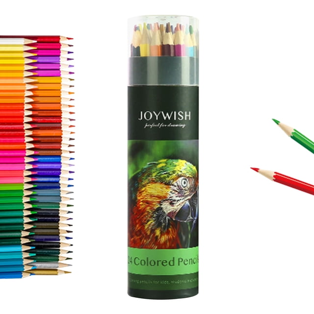 JOYWISH 12/18/24/36/48/72 Lápices de colores Juego de lápices de colores de arte al óleo