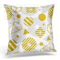 thumbnail image 1 of EREHome Black Math Memphis Abstract Pattern 80 90S Used in and Design White Plus Pillow Case Pillow Cover 20x20 inch, 1 of 1