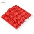 thumbnail image 1 of Sailing Varillas de cepillo microaplicador desechables dentales (rojo, 100 piezas), 1 of 10
