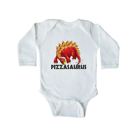 

Inktastic Pizzasaurus Gift Baby Boy or Baby Girl Long Sleeve Bodysuit