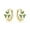 B-GOLD, variant on 925 Sterling Silver Green Love Clover Hoop Earrings for Women Teens Irish Shamrock Huggie Earrings for Summer