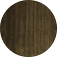 thumbnail image 1 of Ahgly Company Indoor Round Abstract Brown Contemporary Area Rugs, 8' Round, 1 of 4