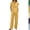 Gold, variant on Linen Sets for Women 2 Piece, Short Sleeve Linen Sets Women β Casual Shirt & Wide Leg Pants Outfit for Cozy Style,Khaki,S