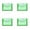 Green*4, variant on Juaoua 2Pcs Plastic Expanding File Folder,Expandable Document Folder with Snap Button Closure,Colorful File Folder Organizer,Perfect For Notebook,Office Documents,A4 Files,Green