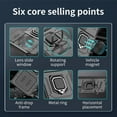 thumbnail image 4 of Armor Case For Honor Magic 6 Lite X9b Magic 5 Lite X9a Protective Cover Ring Magnetic Holder Coque Fundas Capa green Honor Magic 6 Lite, 4 of 6