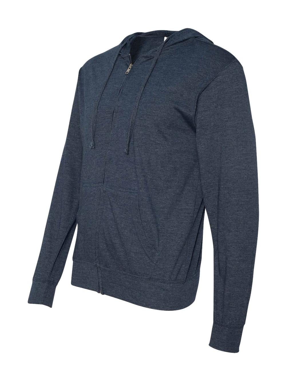 Lightweight Jersey Hooded Full-Zip T-Shirt Independent Trading Co SS150JZ