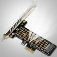 thumbnail image 4 of RYUJNDK Durability PH41X1 NVME Solid Disk PCIeX1 Expansion Card for M Key Hard Drives Featuring LED Indicators Easy Installation, 4 of 14