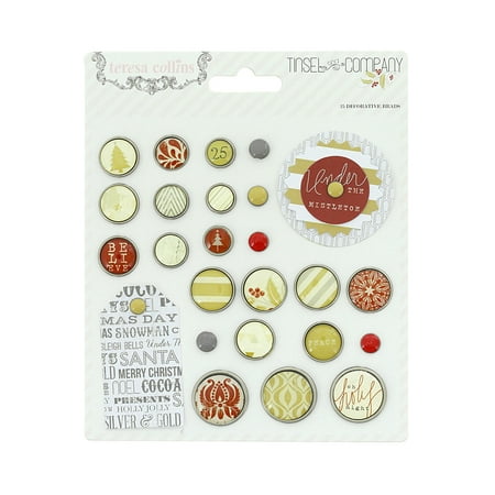 Tinsel & Company Decorative Brads 25/Pkg