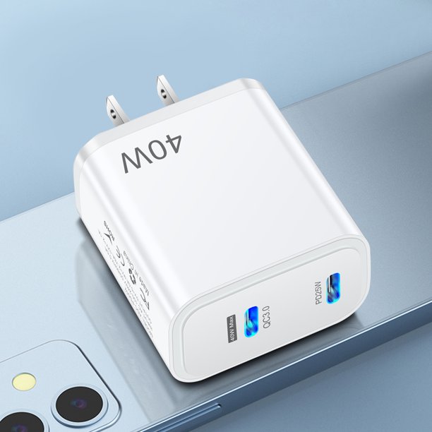 Viaje portátil del cargador del teléfono móvil del cargador rápido de la pared del USB C para el iPhone 14 13 12