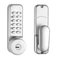 thumbnail image 3 of CERRADURA DE PUERTA MECÁNICA JADESHAY TECLADO DE PUERTA SEGURIDAD ALEACIÓN DE ZINC PLATA NUEVO, 3 of 8