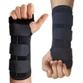 thumbnail image 5 of Muñequera transpirable para hombres y mujeres, férula ajustable para aliviar el túnel carpiano, soporte para muñeca para dolor, quiste ganglionar, 2 uds. JM, 5 of 5