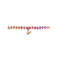thumbnail image 2 of Time and Tru Goldtone Multicolored Bead Initial "V" Necklace, 2 of 6
