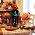 thumbnail image 5 of Oferta por tiempo limitado!Funda para botella de vino de Halloween, calabazas de cráneo, bolsa para botella de vino tinto champán, suministros de decoración de mesa, adornos, 5 of 5