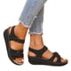 thumbnail image 3 of WILLBEST Sandalias Flexibles Con Cierre De Velcro Para Mujer Y Niña, Cómodas, Informales, 3 of 9