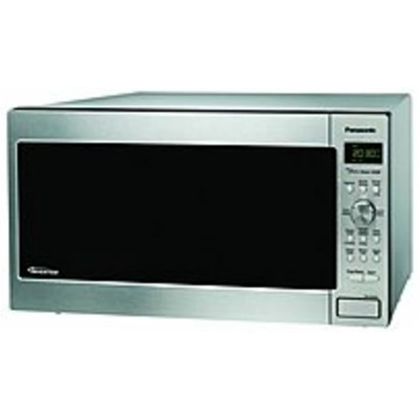 Panasonic Genius Prestige Nn Sd962s 2 2 Cubic Feet Microwave Oven Refurbished Walmart Com Walmart Com