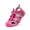 FUCHSIA/SHELL/PINK, variant on Dream Pairs Kids Boys Girls Athletic Sandals Toddler Summer Beach Slippers Flip Shoes 170813-K FUCHSIA/LIGHT/GREY Size 13