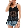 thumbnail image 1 of Camisa para cubrir la playa para mujer, chaleco de Color puro hueco, Top de Bikini con perspectiva de playa de arena, 1 of 6