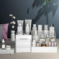 thumbnail image 5 of Organizador de cosméticos y joyas, diseño espacioso, perfecto para baños, tocadores, tocadores y encimeras Adepaton CZMR-ST35-3, 5 of 5