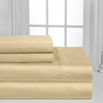 thumbnail image 3 of Oxford Collection 600 Thread Count Deep Pocket Egyptian Quality Cotton Solid Sheet Set (Twin, Taupe), 3 of 3