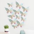 thumbnail image 3 of 3D Butterfly Wall Decor,Butterflies Decorations Sticker,12Pcs 3 Sizes Hollow Mariposas for Party Cake Bedroom Living Room Floor,Simply DIY Murals Decorativas Para Pared, 3 of 3