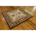 thumbnail image 7 of Unique Loom Voyage Collection Area Rug - Springfield (4' 1" Square Cream/Brown), 7 of 7