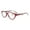 Red, variant on Cat Eye Presbyopic Glasses Oversized Blue Reading Glasses 2.00 for Women Candy Color Trendy Readers +2.00